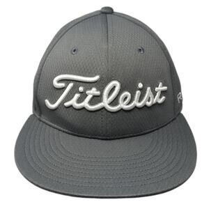 Fitleist Pro V1 FJ Snapback Cap Gray One Size Adjustable Embroidered W/ Tags